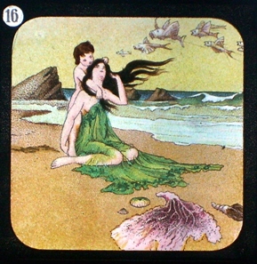THE WATER-BABIES - magic lantern slide